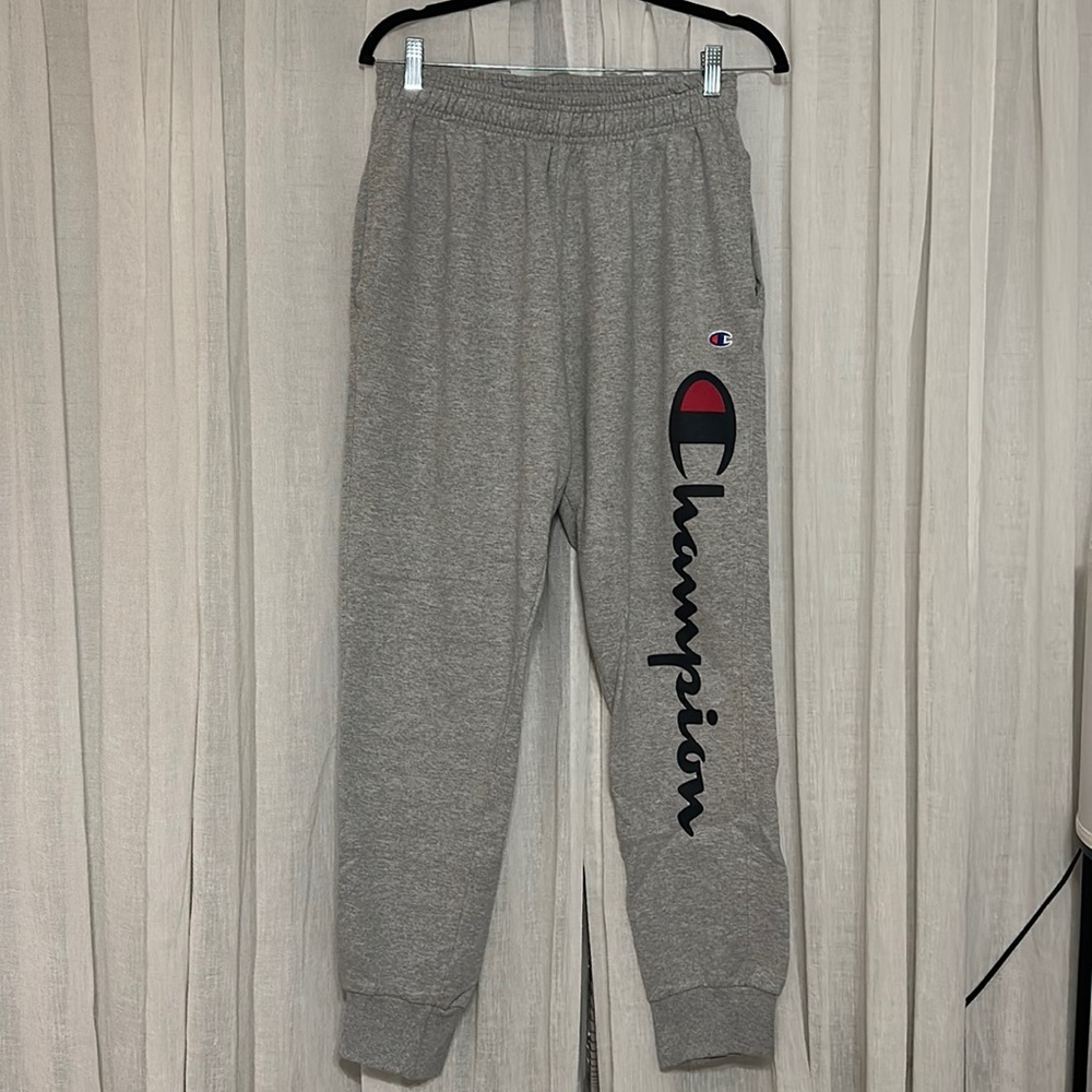 champion gray joggers